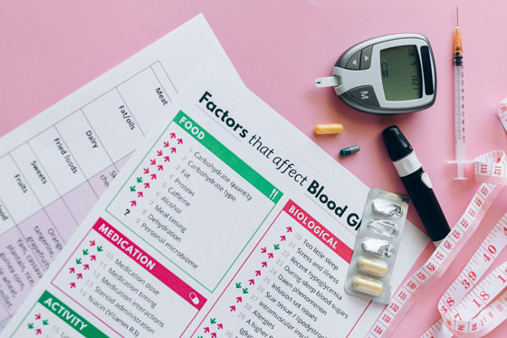Blood glucose monitoring tools and young barley grass’ role in blood sugar and lipid modulation.